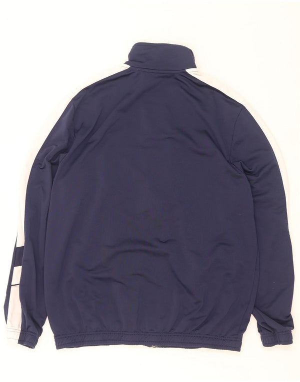 Puma Mens Tracksuit Top Jacket XL Navy Blue Colourblock Polyester