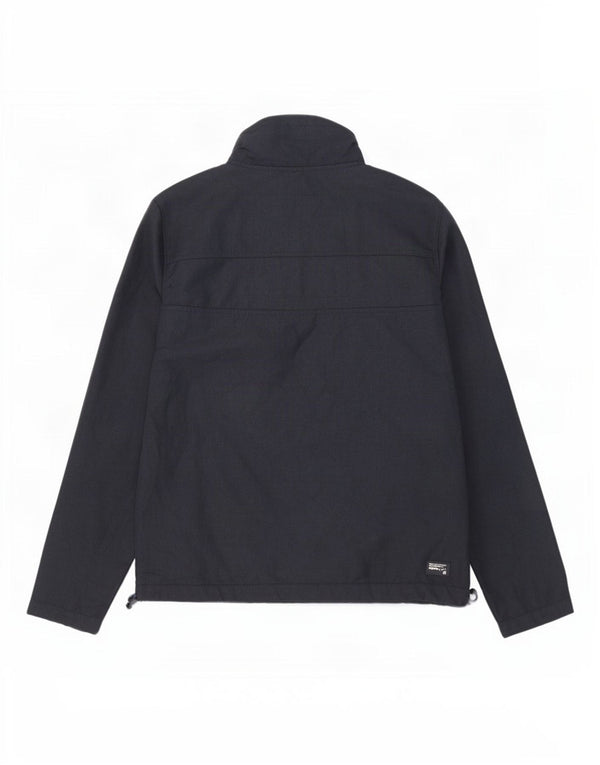 Superdry Mens Windtrekker Windbreaker Jacket UK 42 XL Navy Blue Polyester