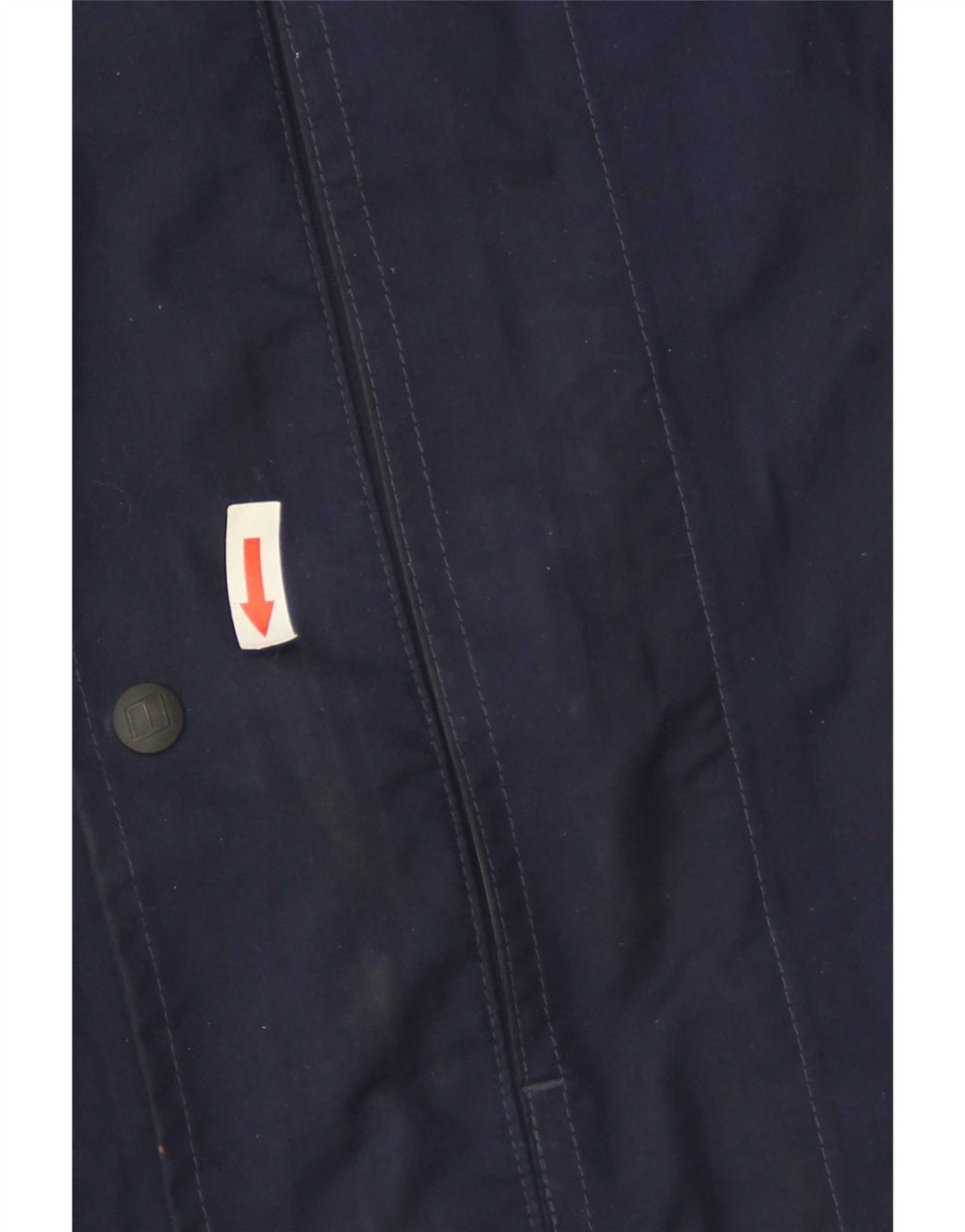 Berghaus Mens Hooded Rain Jacket UK 40 Large Navy Blue Nylon