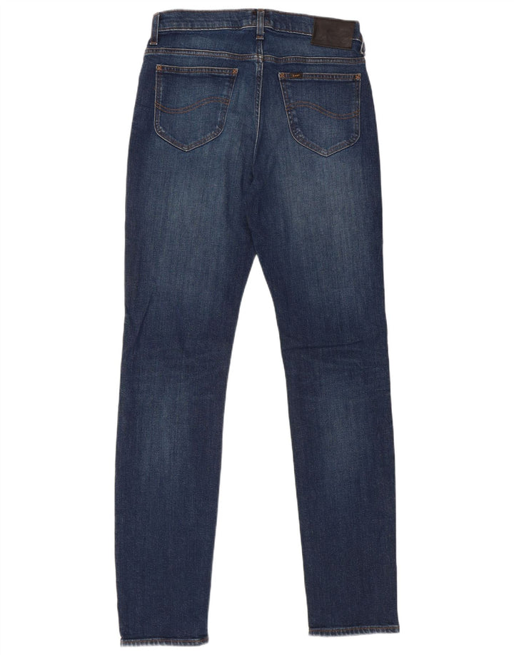 LEE Mens Rider Slim Jeans W30 L34 Blue Cotton