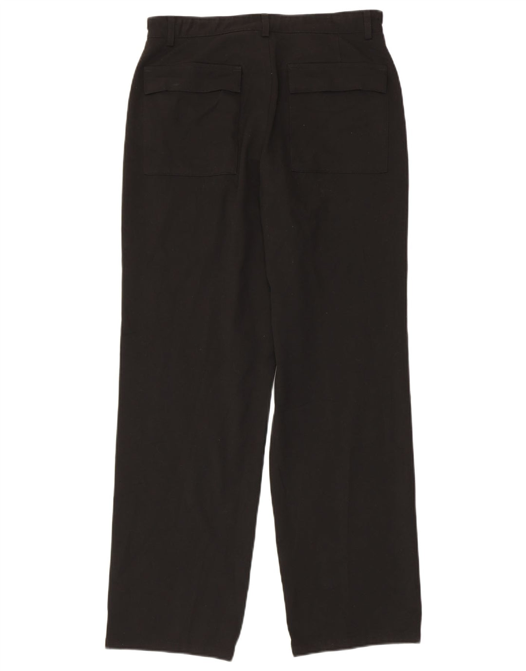 Marks & Spencer Mens Straight Casual Trousers W30 L31 Black Polyester