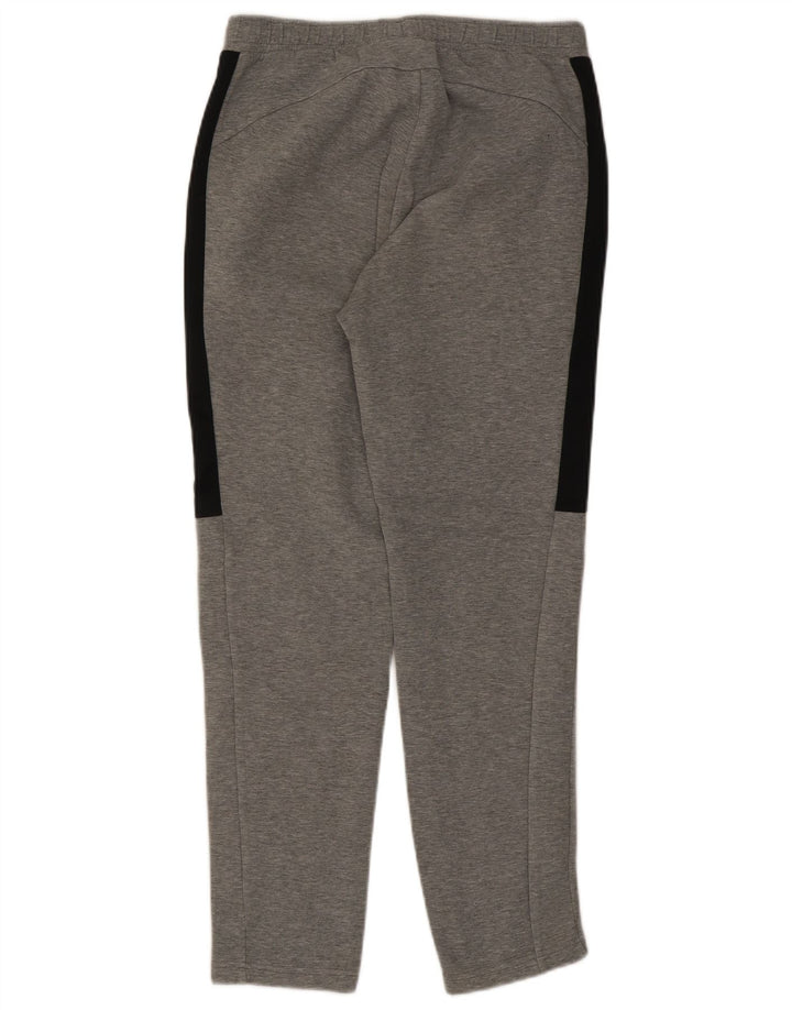 Puma Mens Tracksuit Trousers Medium Grey Colourblock
