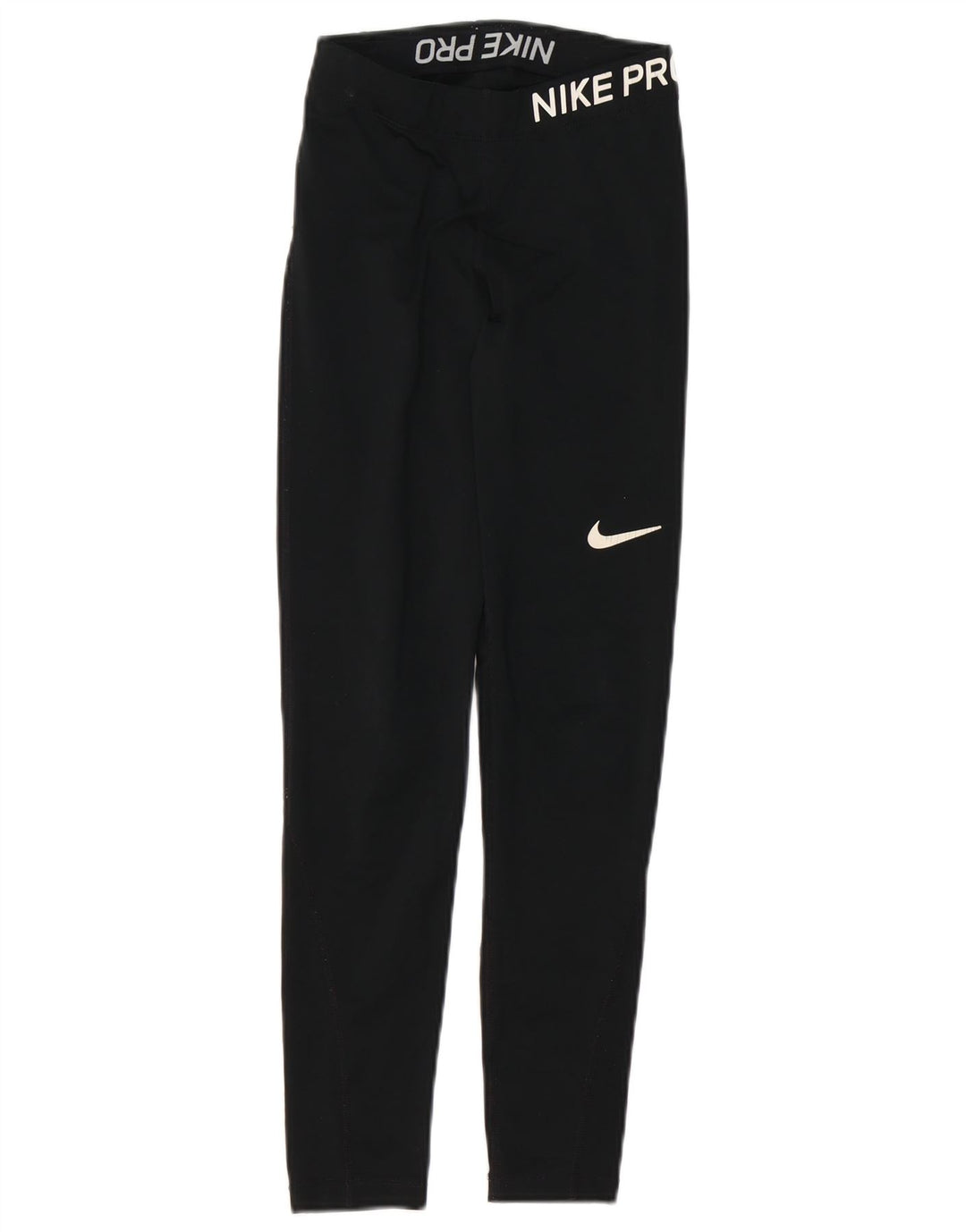 NIKE Womens Dri Fit Graphic Leggings UK 4 XS Black