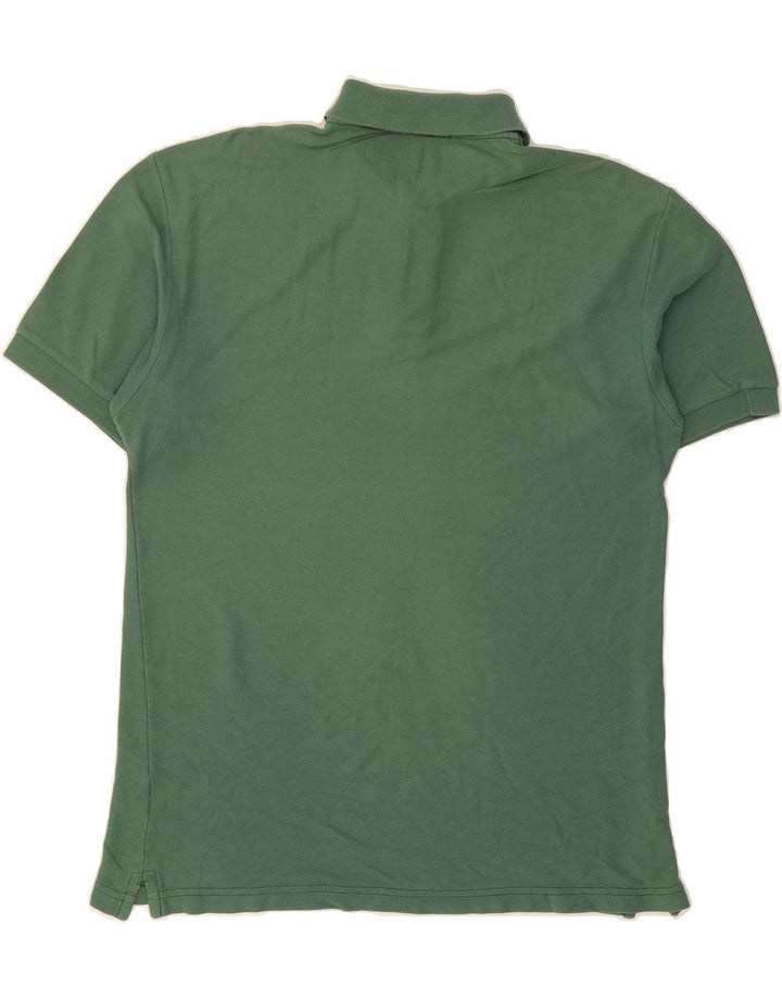 FILA Mens Polo Shirt Medium Green Cotton Vintage Fila and Second-Hand Fila from Messina Hembry 