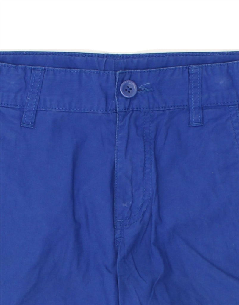 BENETTON Boys Chino Shorts 15-16 Years W29  Blue Cotton | Vintage Benetton | Thrift | Second-Hand Benetton | Used Clothing | Messina Hembry 