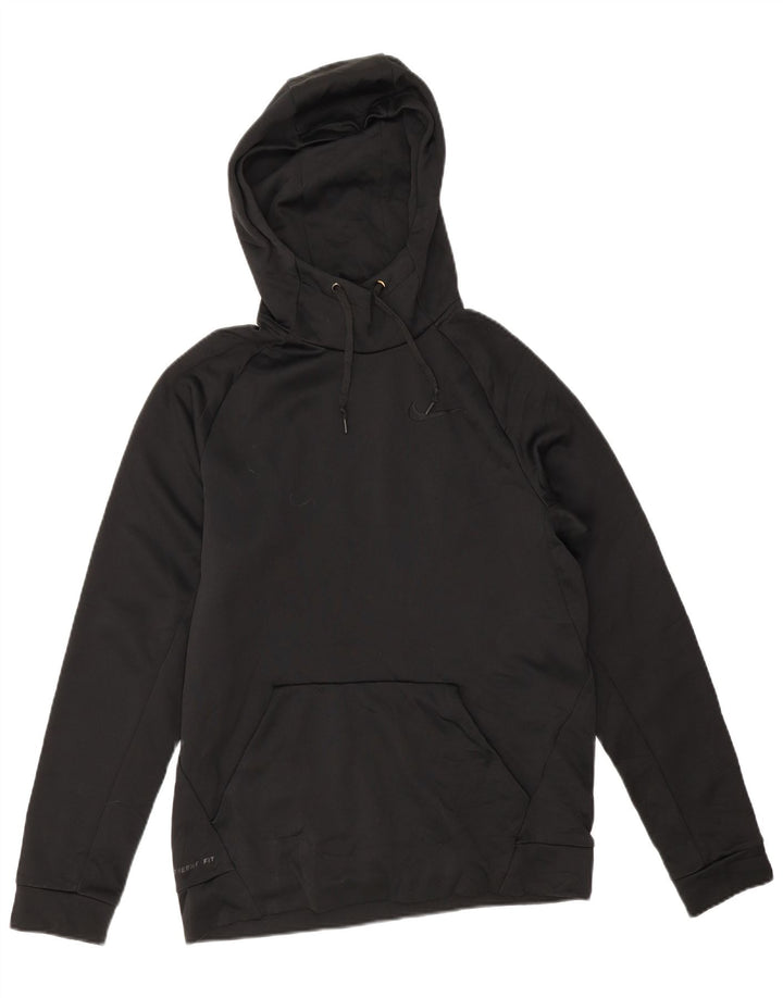 Nike Mens Therma-Fit Hoodie Jumper Medium Black Polyester