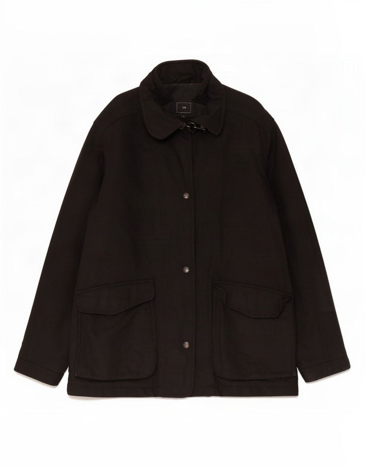 Fay Womens Overcoat UK 16 Large Black