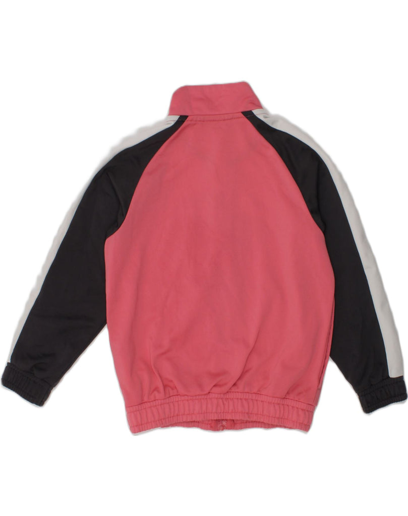 PUMA Girls Tracksuit Top Jacket 2-3 Years Pink Colourblock Polyester | Vintage Puma | Thrift | Second-Hand Puma | Used Clothing | Messina Hembry 