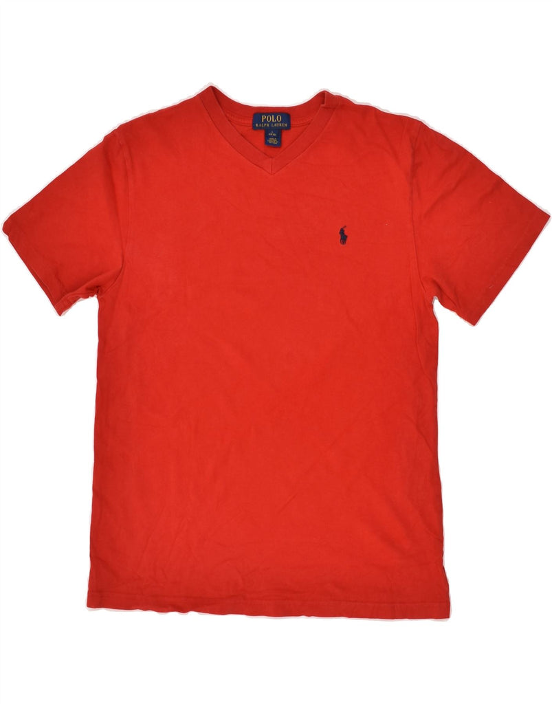 POLO RALPH LAUREN Boys T-Shirt Top 14-15 Years Large  Red Cotton | Vintage Polo Ralph Lauren | Thrift | Second-Hand Polo Ralph Lauren | Used Clothing | Messina Hembry 