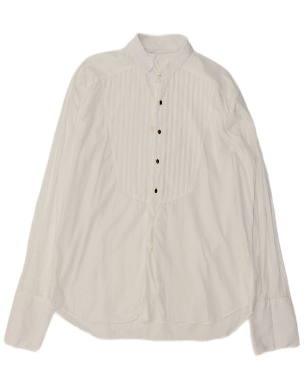 Ingram Mens Formal Shirt XL White Cotton