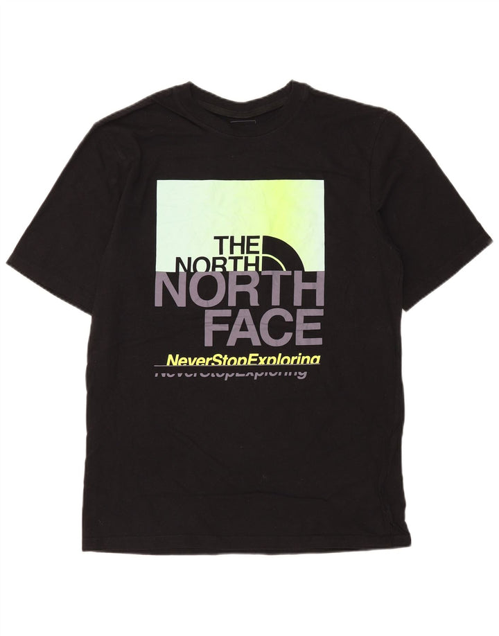 The North Face Mens Graphic T-Shirt Top Medium Black Cotton