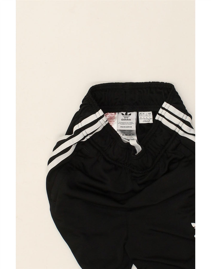 ADIDAS Boys Tracksuit Trousers Joggers 9-10 Years Black Polyester | Vintage Adidas | Thrift | Second-Hand Adidas | Used Clothing | Messina Hembry 