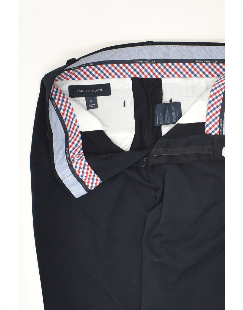 TOMMY HILFIGER Boys Tapered Chino Trousers 11-12 Years W24 L26  Black | Vintage Tommy Hilfiger | Thrift | Second-Hand Tommy Hilfiger | Used Clothing | Messina Hembry 