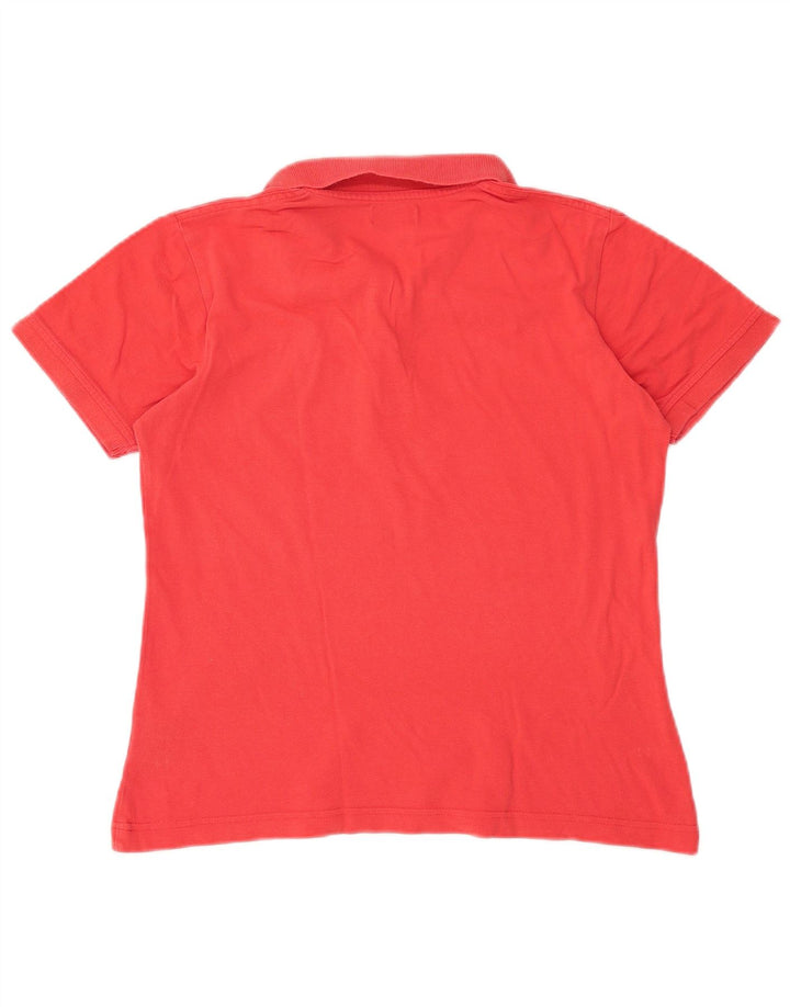 Kappa Womens Polo Shirt UK 16 Large Red Cotton
