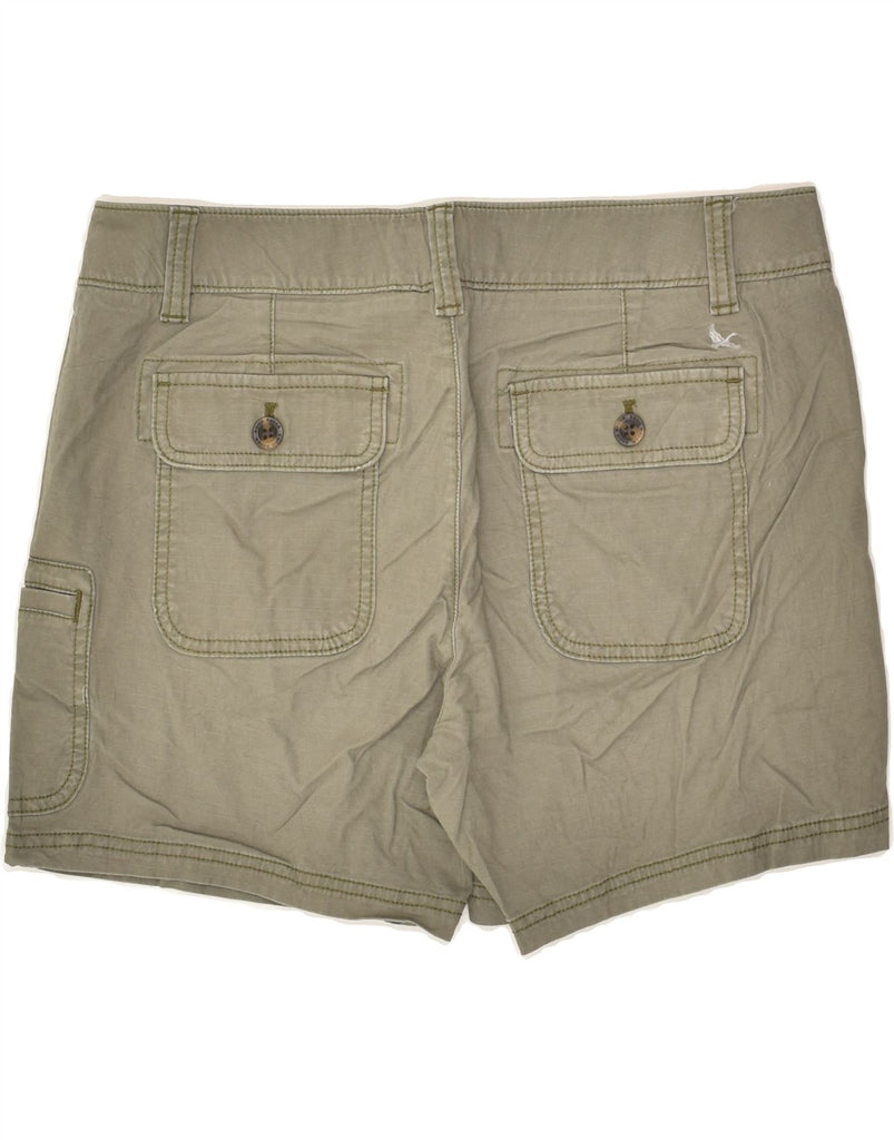 EDDIE BAUER Womens Chino Shorts US 8 Medium W30  Khaki Cotton | Vintage Eddie Bauer | Thrift | Second-Hand Eddie Bauer | Used Clothing | Messina Hembry 