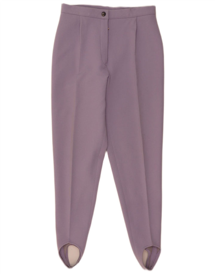 Colmar Womens Pegged Stirrup Trousers IT 44 Medium W26 L28 Purple Polyamide