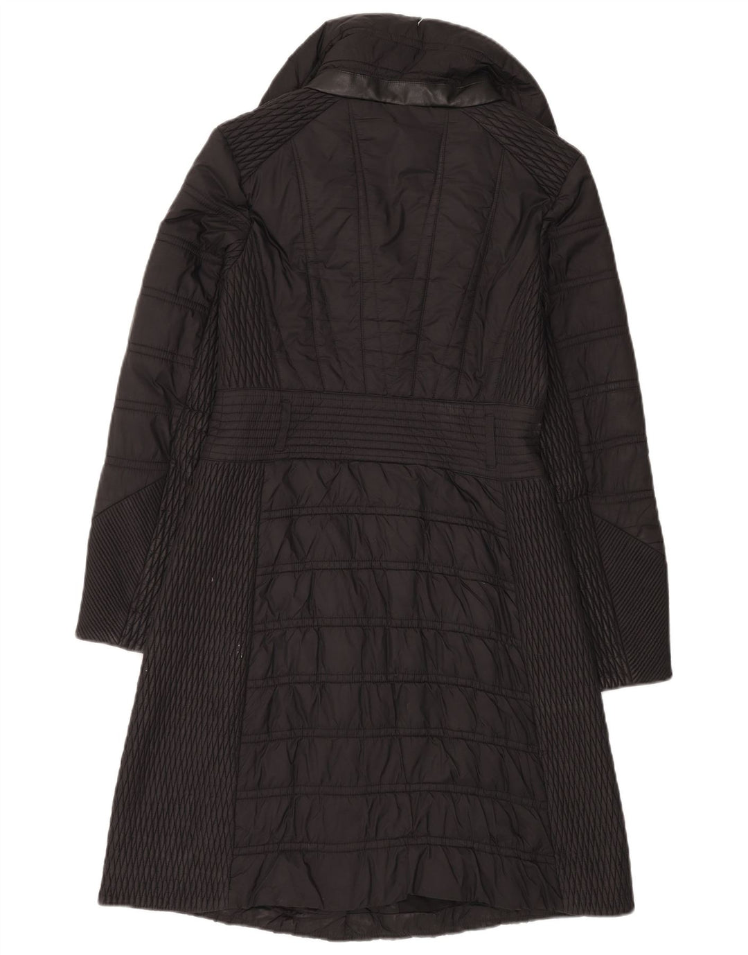 Karen Millen Mens Padded Coat UK 10 Small  Black Polyamide