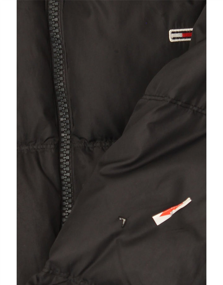 Tommy Hilfiger Mens Padded Jacket UK 40 Large Black Polyester