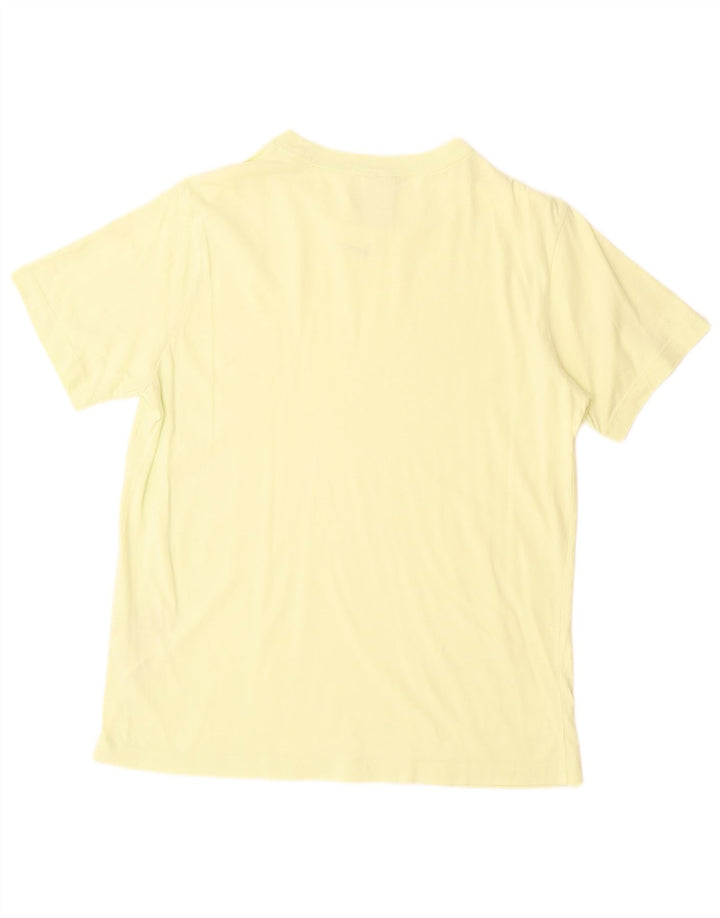 Nike Mens T-Shirt Top XS Yellow Cotton