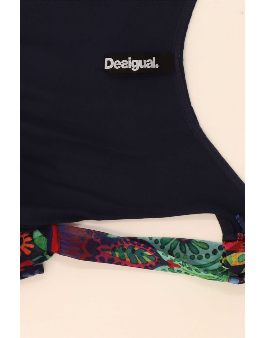 Desigual Womens Graphic Blouse Top UK 8 Small Multicoloured Floral