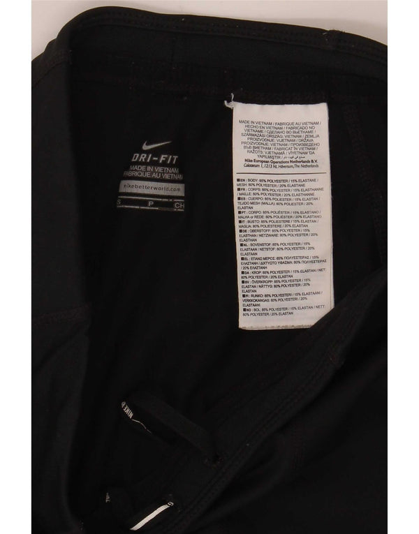 Nike Womens Leggings Small Black Polyester
