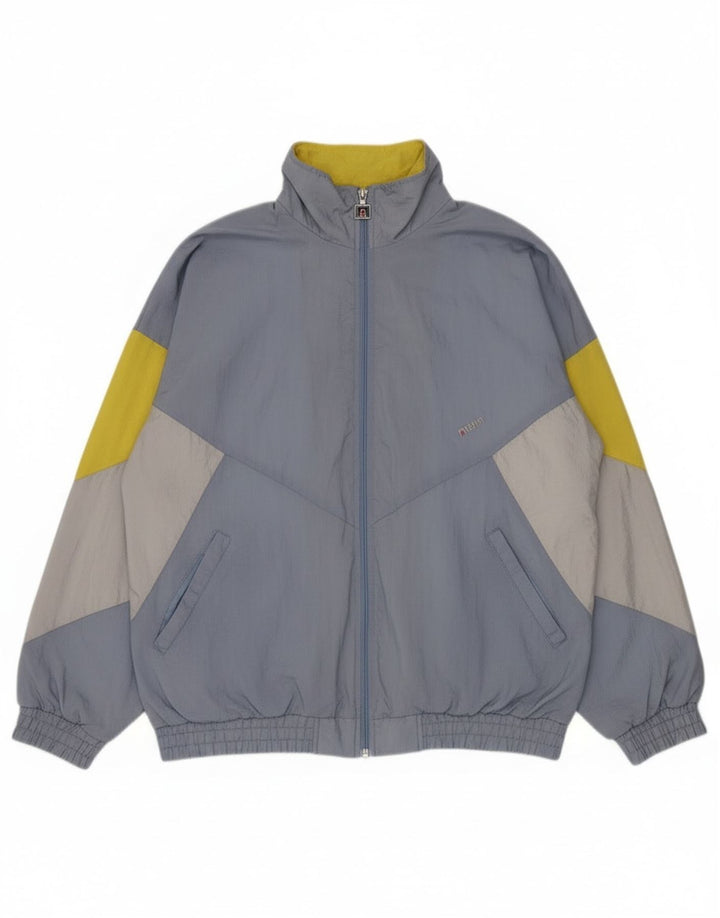 Masita Mens Tracksuit Top Jacket XL Blue Colourblock Polyamide