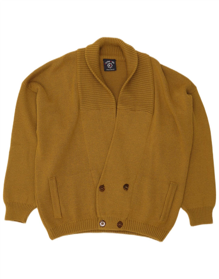 Marc Gibaldi Mens Cardigan Sweater IT 50 Medium Khaki