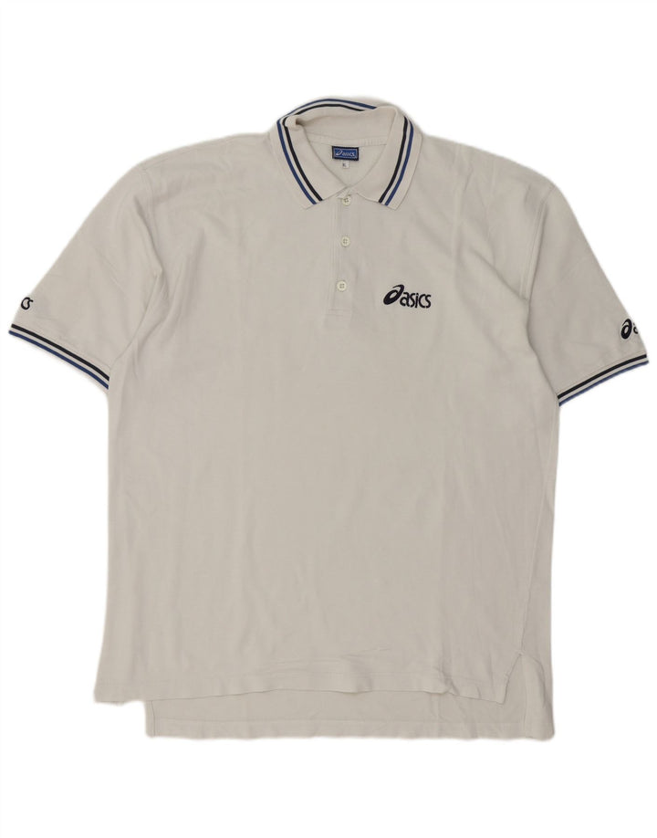 Asics Mens Polo Shirt XL White