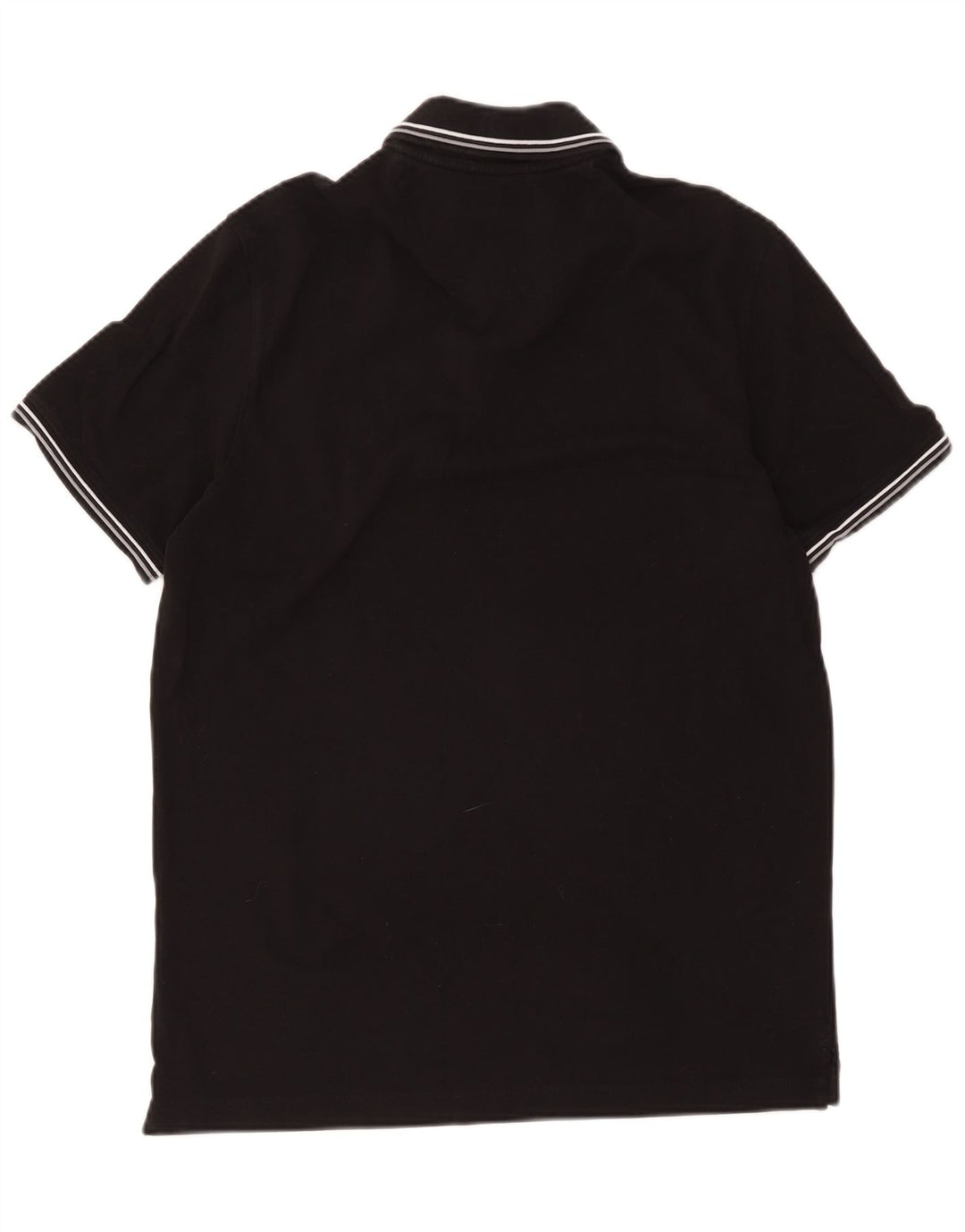 Bugatti Mens Polo Shirt Medium Black Striped