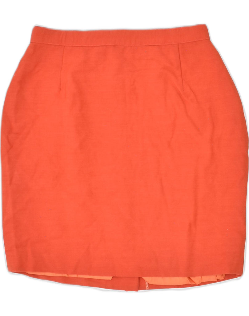 VINTAGE Womens Mini Mini Skirt UK 12 Medium W26 Orange | Vintage Vintage | Thrift | Second-Hand Vintage | Used Clothing | Messina Hembry 