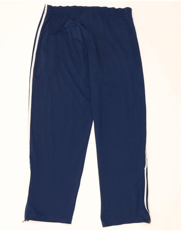 Adidas Mens Tracksuit Trousers UK 38/40 Medium Navy Blue Polyester