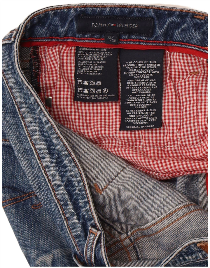 Tommy Hilfiger Womens Straight Jeans W32 L30 Blue Cotton