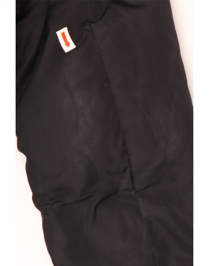 ARMANI JEANS Womens Oversized Hooded Padded Coat IT 38 XS Black Polyester