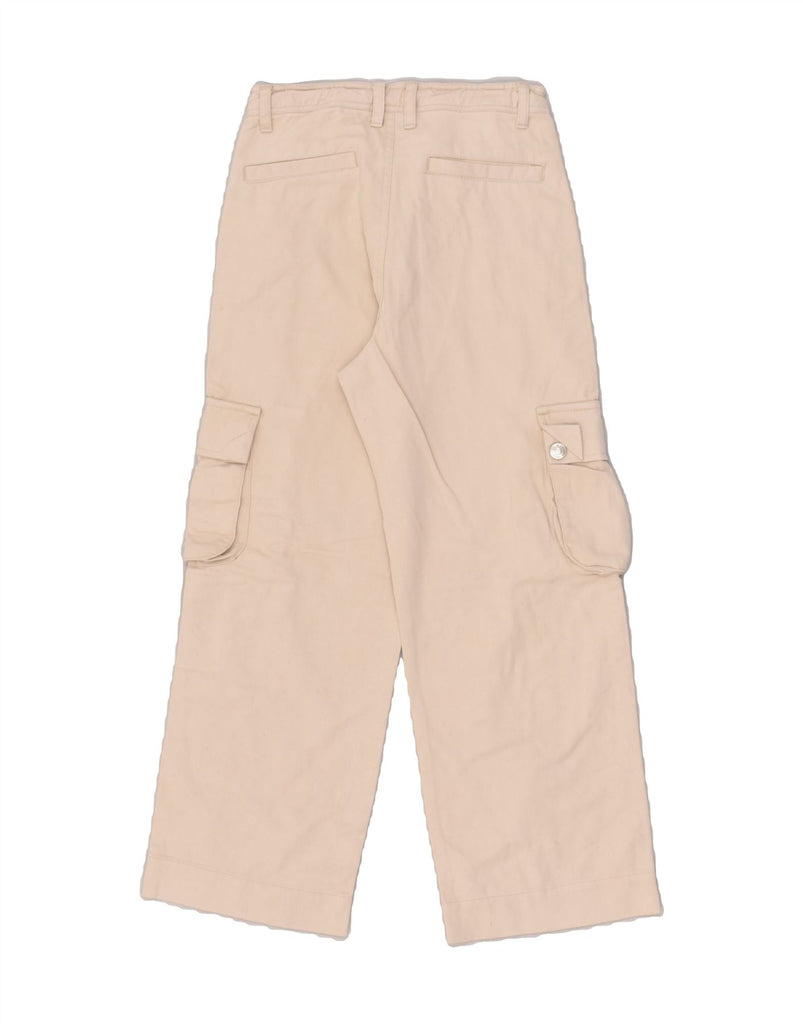 FILA Boys Wide Leg Cargo Trousers 6-7 Years W26 L24 Beige Cotton | Vintage Fila | Thrift | Second-Hand Fila | Used Clothing | Messina Hembry 