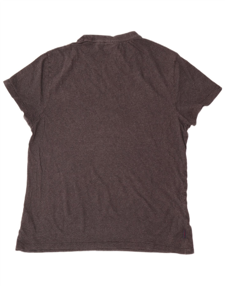 Superdry Mens Graphic T-Shirt Top XL Grey Cotton