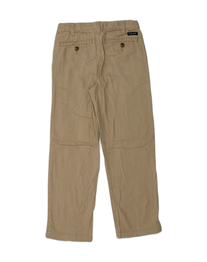 CHAPS Boys Straight Chino Trousers 5-6 Years W22 L21 Beige Cotton | Vintage Chaps | Thrift | Second-Hand Chaps | Used Clothing | Messina Hembry 