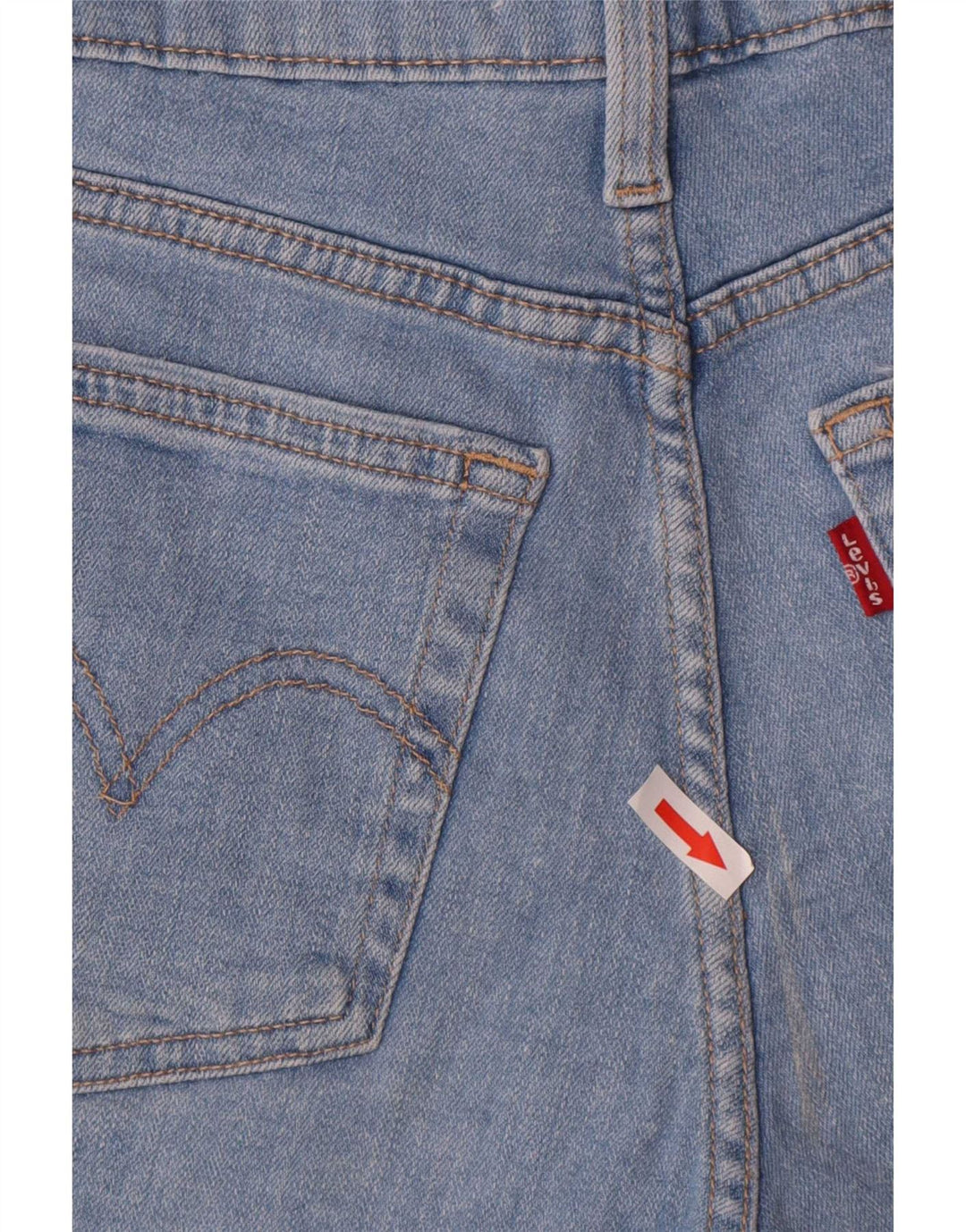 Levi's Womens Distressed Denim Shorts Small W26 Blue Cotton