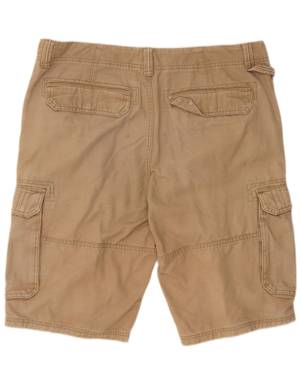 MOUNTAIN WAREHOUSE Mens Cargo Shorts W38 XL Beige Cotton