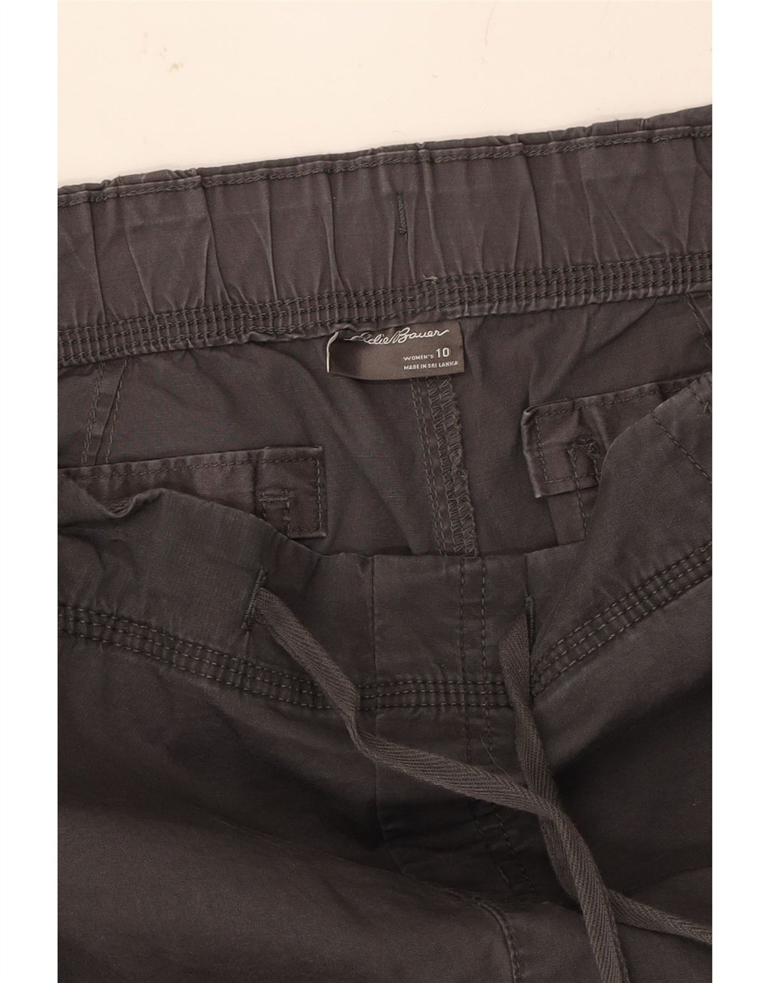 EDDIE BAUER Womens Casual Shorts US 10 Large W32 Grey Cotton Vintage Eddie Bauer and Second-Hand Eddie Bauer from Messina Hembry 
