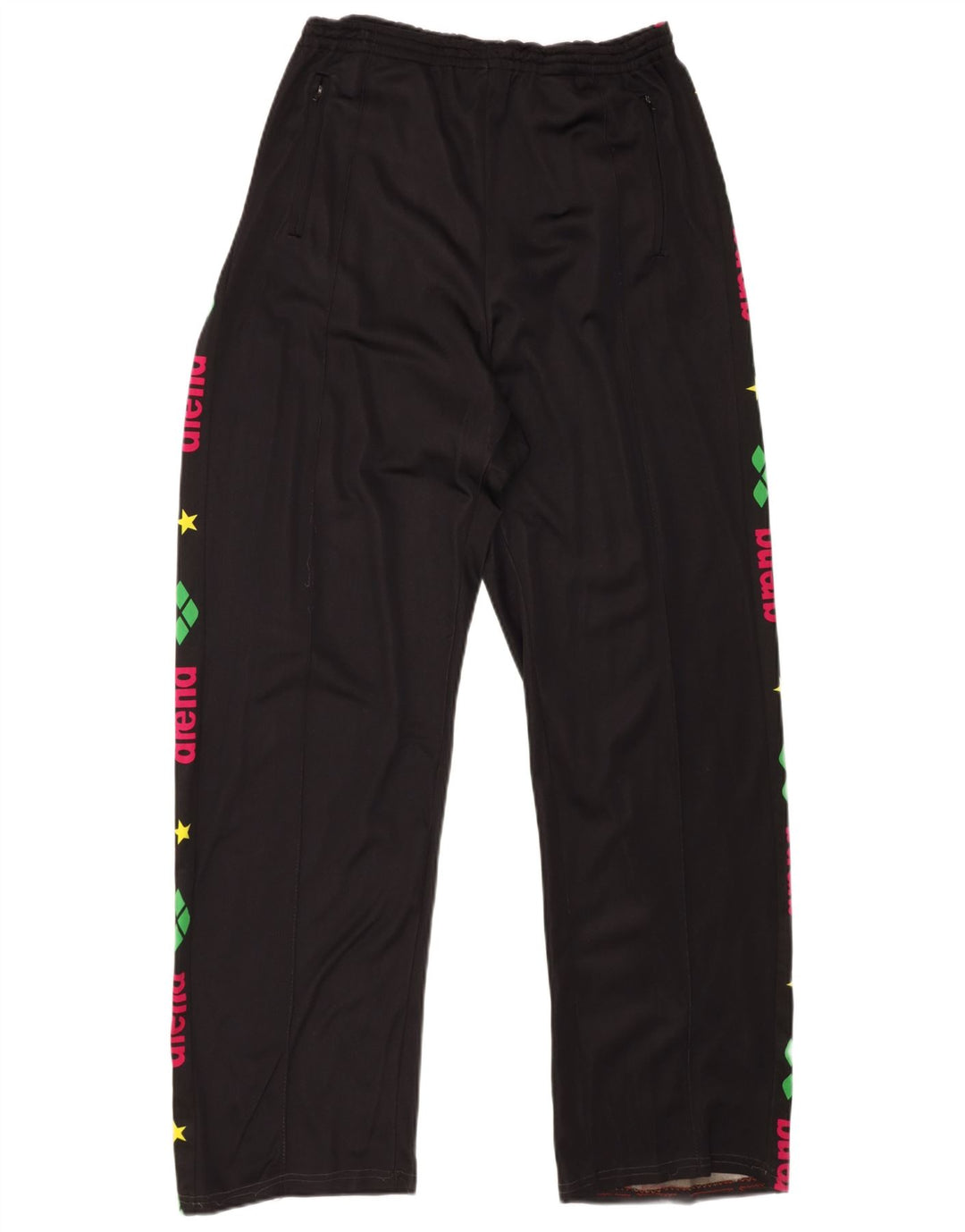 ARENA Womens Graphic Tracksuit Trousers UK 14 Large  Black