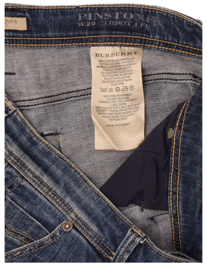 Burberry Womens BRIT Denim Shorts W29 Medium Blue Cotton