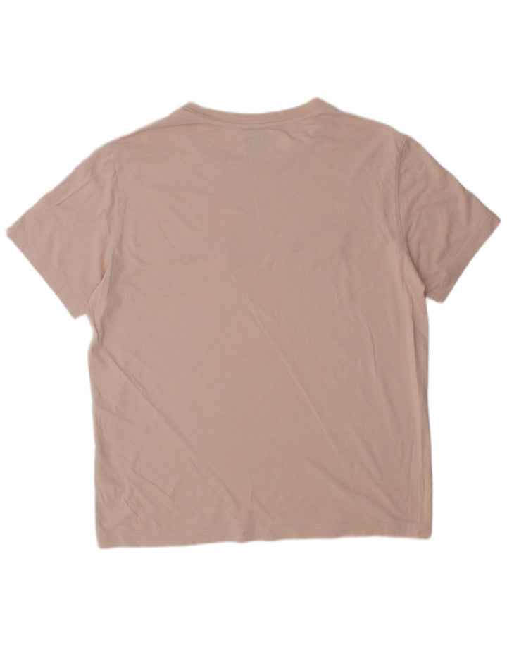 CHAMPION Mens Graphic T-Shirt Top Large Pink Cotton