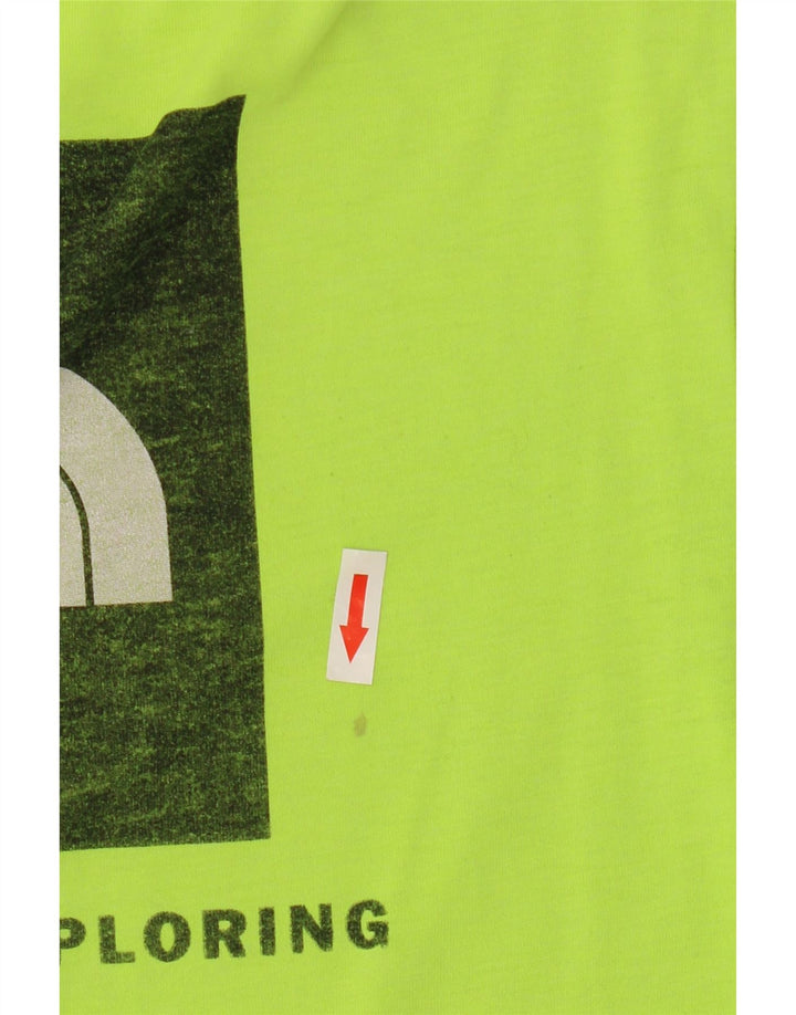 The North Face Mens Graphic T-Shirt Top Small Green Polyester