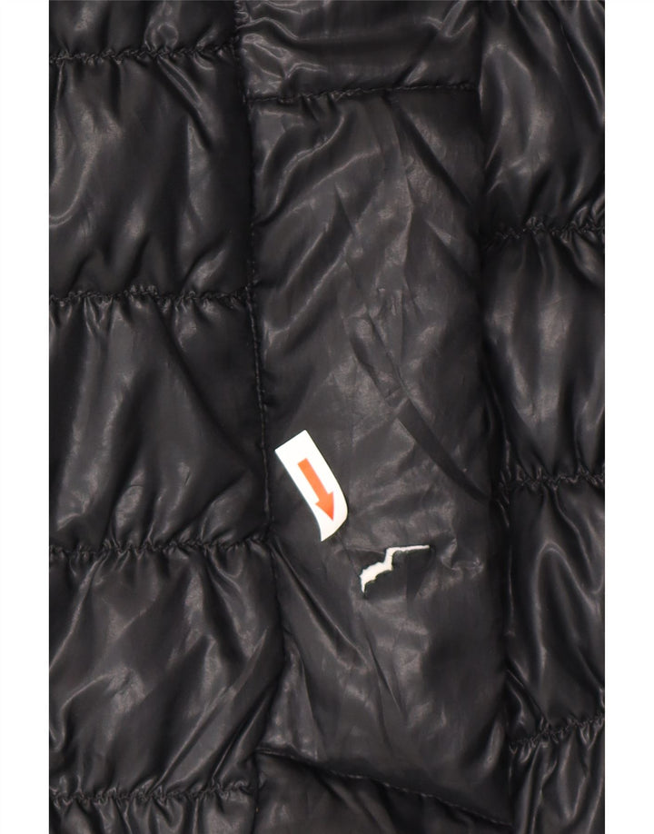 Gas Womens Padded Jacket IT 44 Medium Navy Blue Polyester