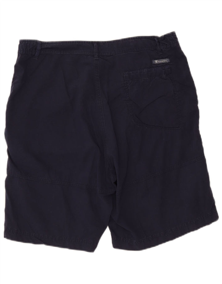 Champion Mens Chino Shorts Medium W32  Navy Blue Cotton