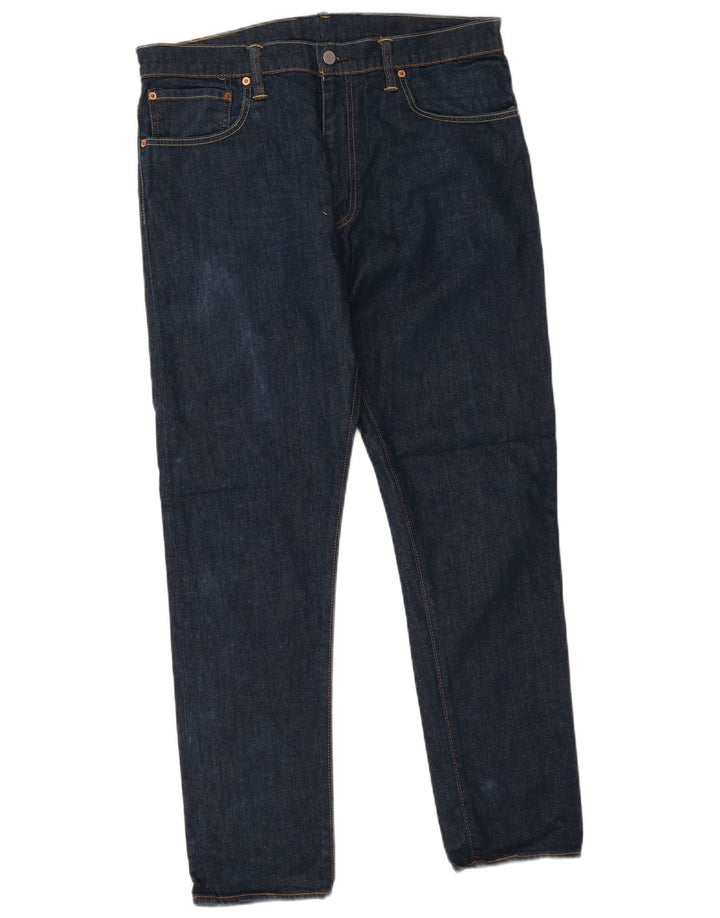 Levi's Mens 520 Tapered Jeans W36 L32 Blue Cotton