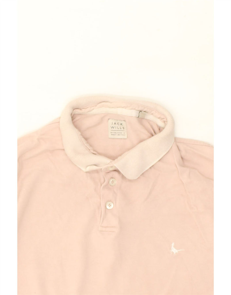 JACK WILLS Mens Polo Shirt Large Pink Cotton | Vintage Jack Wills | Thrift | Second-Hand Jack Wills | Used Clothing | Messina Hembry 