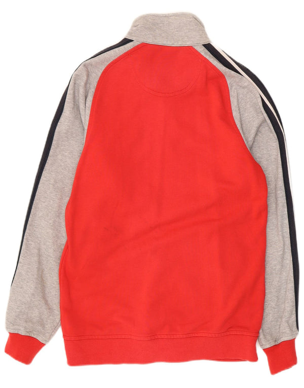 CHAMPION Mens Tracksuit Top Jacket Small Red Colourblock Cotton