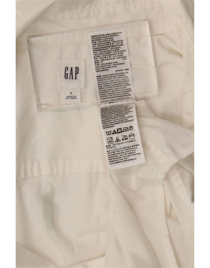 Gap Womens Shirt UK 14 Medium White