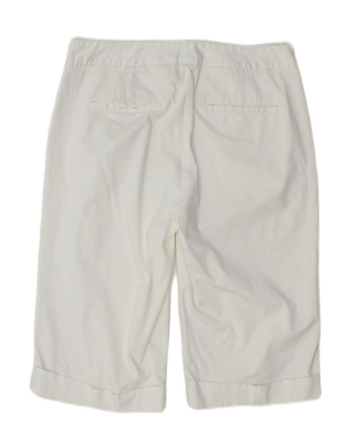 DOCKERS Womens Bermuda Shorts US 12 Large W34 White Cotton Vintage Dockers and Second-Hand Dockers from Messina Hembry 